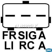 ALN1925LK KRAUF Генератор cо шкивом 6 ручьев