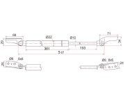 LS378 FLO AUTO MECHANICS АМОРТИЗАТОР БАГАЖНИКА JEEP GRAND CHEROKKE II 98-
