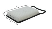 Фильтр воздушный GOODWILL AG761ECO