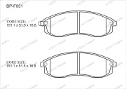 BPF051 GERAT ORIGINAL Тормозные колодки BP-F051 (передние)