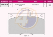 4UP03526 4U КОЛОДКИ ТОРМОЗНЫЕ ДИСКОВЫЕ