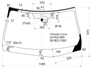 FW02960LFWX XYG Стекло лобовое в клей INFINITI M35/M45 SEDAN 04