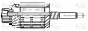 SR1403 СТАРТВОЛЬТ Ротор стартера для а/м Nissan Note (02-) 1.1i-1.4i (SR 1403)