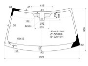 LR2VCSLFWX XYG Стекло лобовое в клей LAND ROVER FREELANDER 5D UTILITY 2007