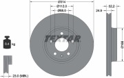 92159905 TEXTAR Тормозной диск