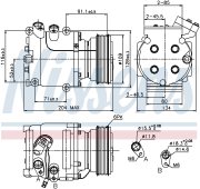 89233 NISSENS Компрессор