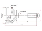 CV420 FLO AUTO MECHANICS ШРУС НАРУЖНЫЙ NISSAN MARCH/MICRA K11 CG10 ABS 92-00