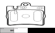GK0054 CTR Колодки задние MB W210 CKBZ-27