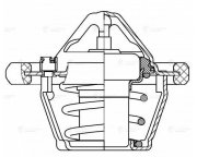 LT1001 LUZAR Термостат FORD FOCUS II
