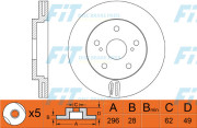 Тормозной диск FIT FR0352V