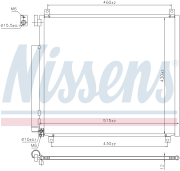 941170 NISSENS Конденсатор, кондиционер