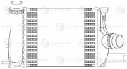 ОНВ (радиатор интеркулера) для а/м Renault Duster (10-) 1.5dCi /Arkana (19-) 1.3T (LRIC 0902) LUZAR LRIC0902