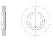 GR20604 GBRAKE Диск тормозной