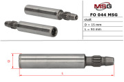 FO044SHAFT MSG Вал насоса ГУ  FORD C-MAX 07-,FOCUS C-MAX 03-07,FOCUS II (DA_) 04-,VOLVO C30 06-,VOLVO S40 II 05