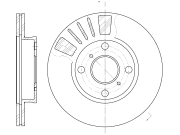 GR02135 GBRAKE Диск тормозной