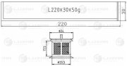 Осушитель конд. для а/м Лада 2170 Приора/Калина (04-) (тип Panasonic) (с фильт. сетк.) (LCD 0118) LUZAR LCD0118