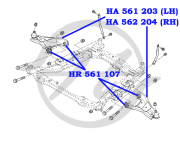 HA561203 HANSE Рычаг подвески