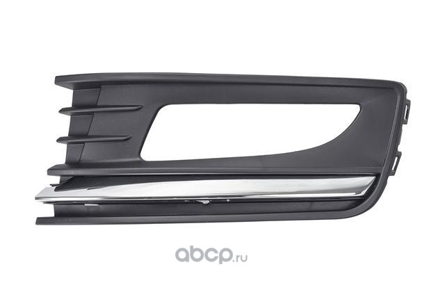VWPLO15191L BODYPARTS POLO РЕШЕТКА БАМПЕРА ПЕРЕДН ЛЕВ С ОТВ П/ПРОТИВОТУМ С ХРОМ МОЛДИНГ (СЕДАН) (Тайвань)