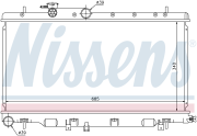 67709 NISSENS Радиатор охлаждения двигателя