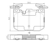 ST34116859066 SAT Колодки тормозные перед BMW 3 F30 11-/1 F20 10-/4 F33 13-