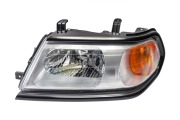 1141121LLDEM2 DEPO PAJERO SPORT ’00- ФАРА ЛЕВ +/- П/КОРРЕКТОР С МОЛДИНГ (DEPO) ЧЕРН