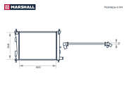 M4991007 MARSHALL Радиаторы (легковые)