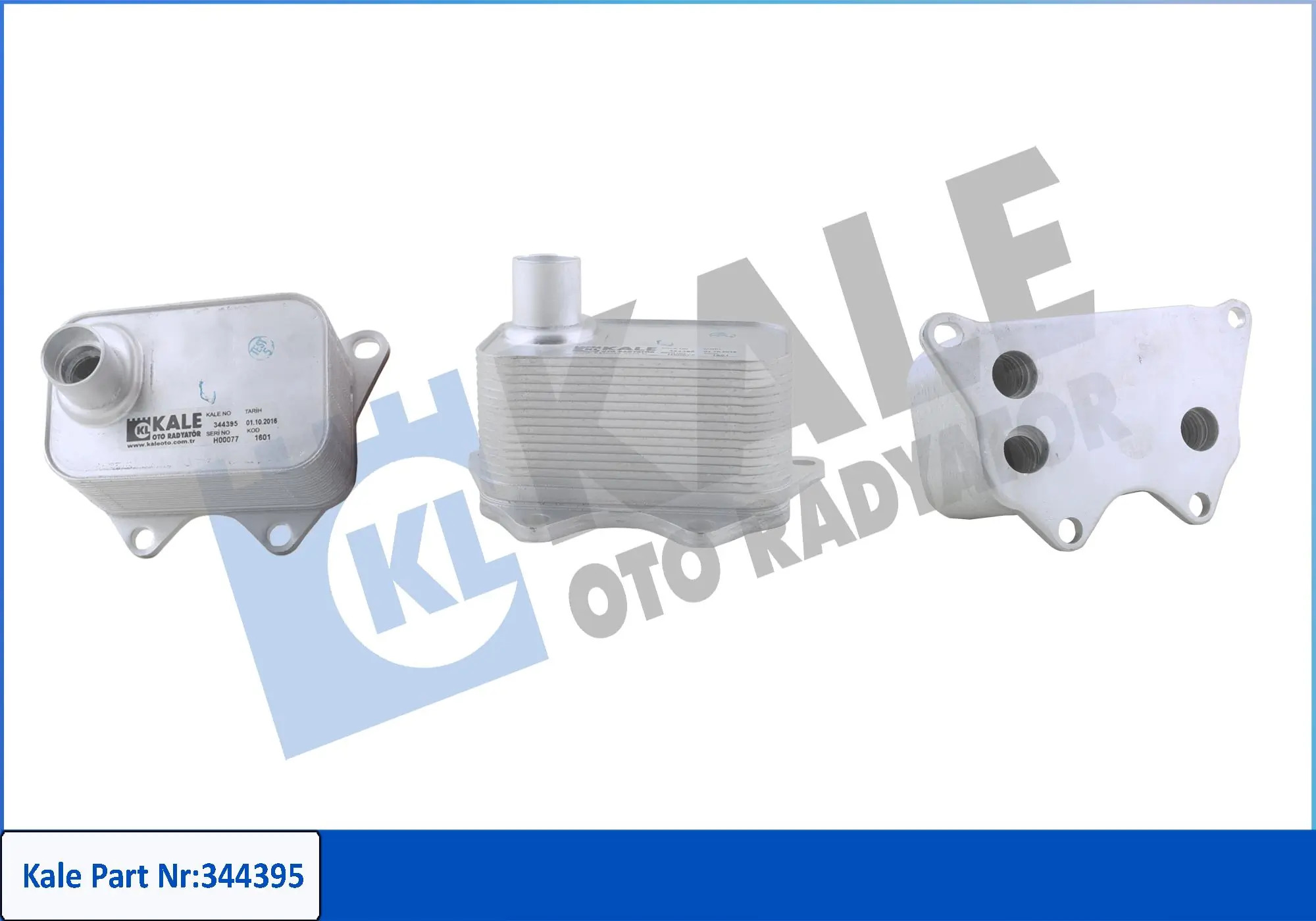 344395 KALE OTO RADYATOR Радиатор масляный для а/м Audi A3,Skoda Octavia (07-),Superb 1.8-2.0T