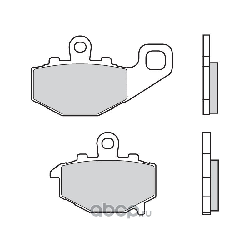 07KA1617 BREMBO Brembo  колодки тормозные (FDB2012)