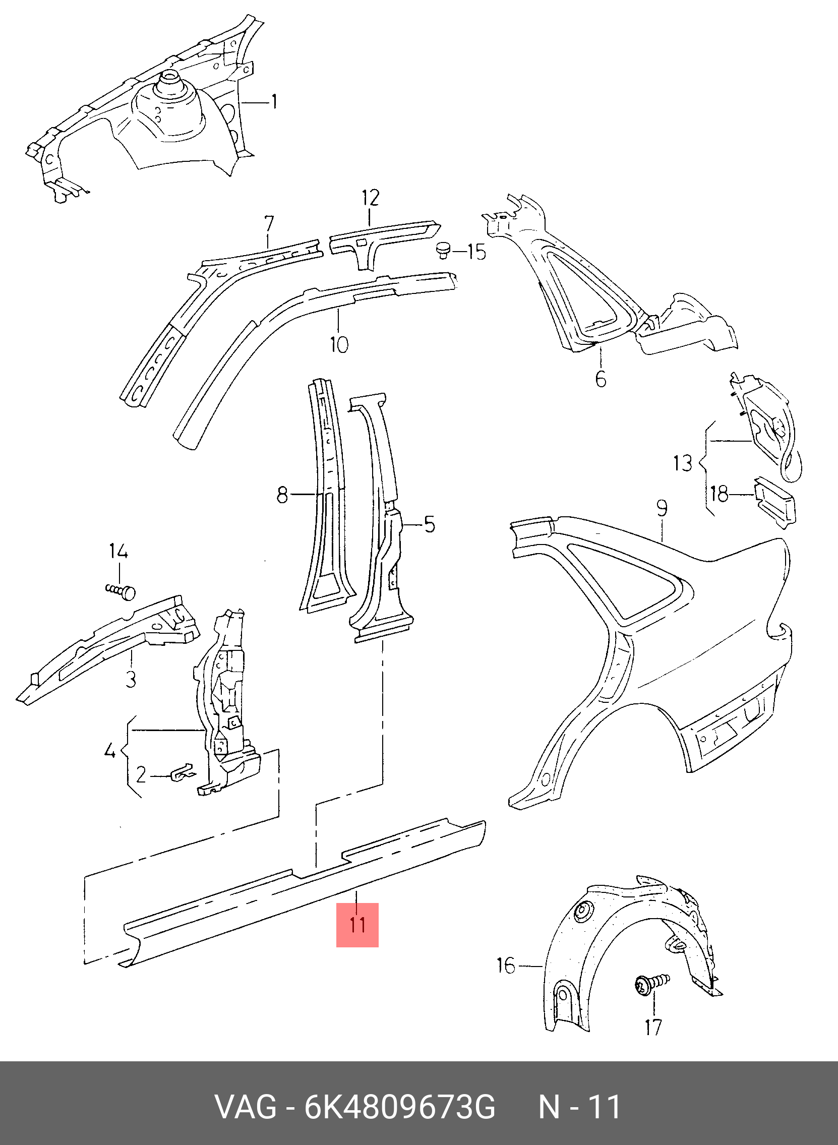 6K4809673G VAG 
