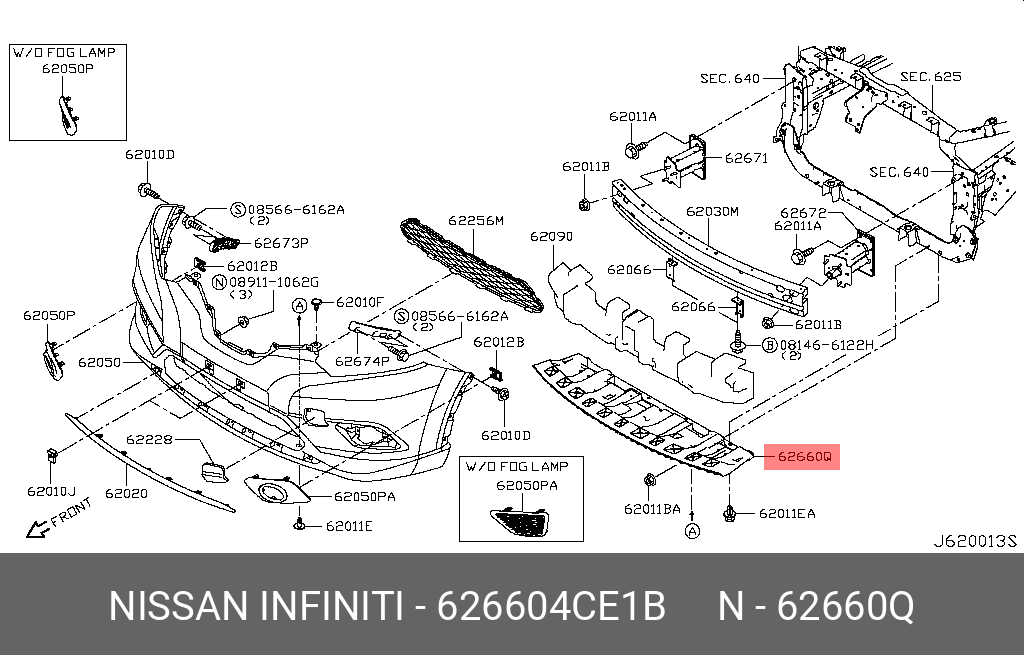 626604CE1B NISSAN -