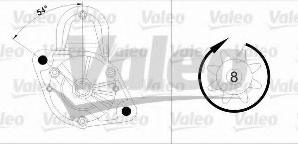 455697 VALEO Стартер