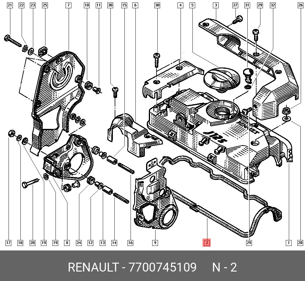 7700745109 RENAULT ПРОК.КР-КИ ГОЛ.БЛОКА ПАРОНИТ ( 7700745109 RENAULT ПРОК.КР-КИ ГОЛ.БЛОКА ПАРОНИТ (
