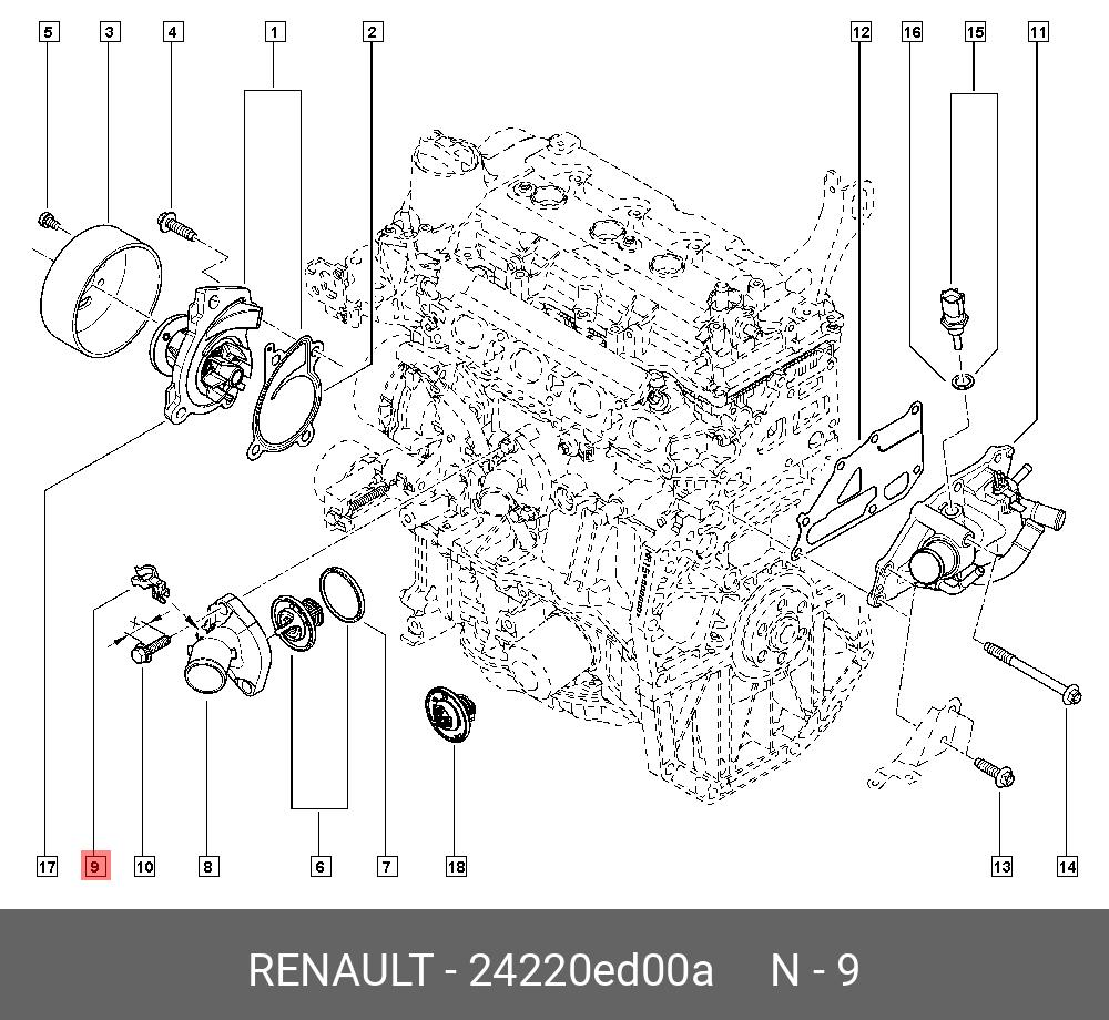 24220ED00A RENAULT Деталь