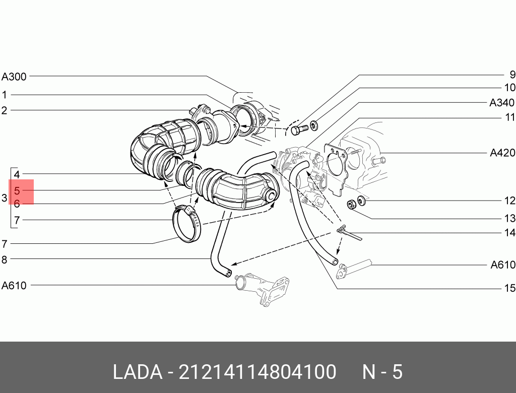 21214114804100 LADA Проставка