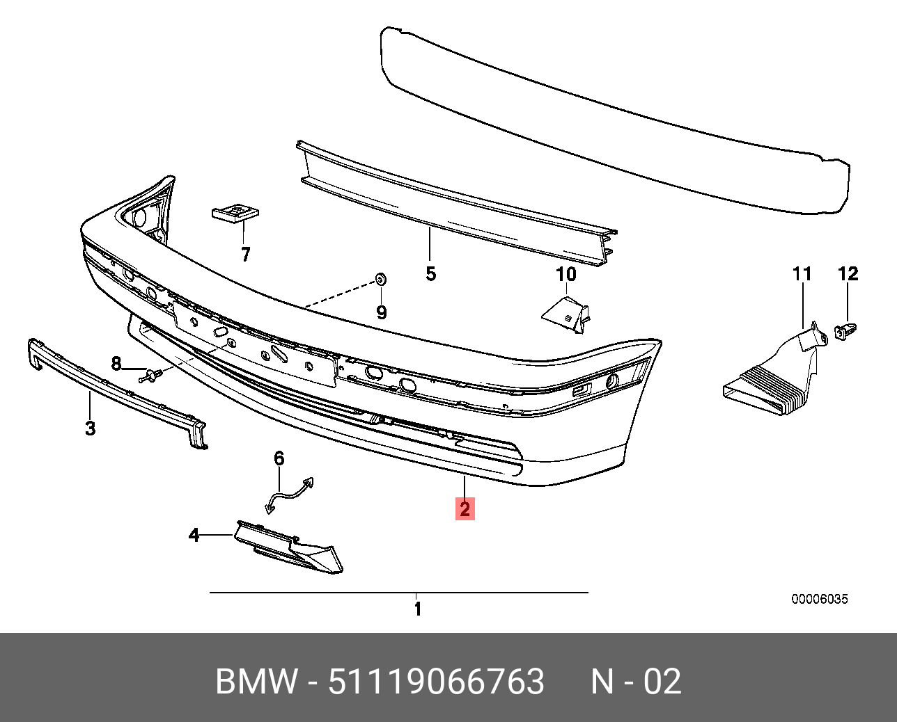 51119066763 BMW Обшивка