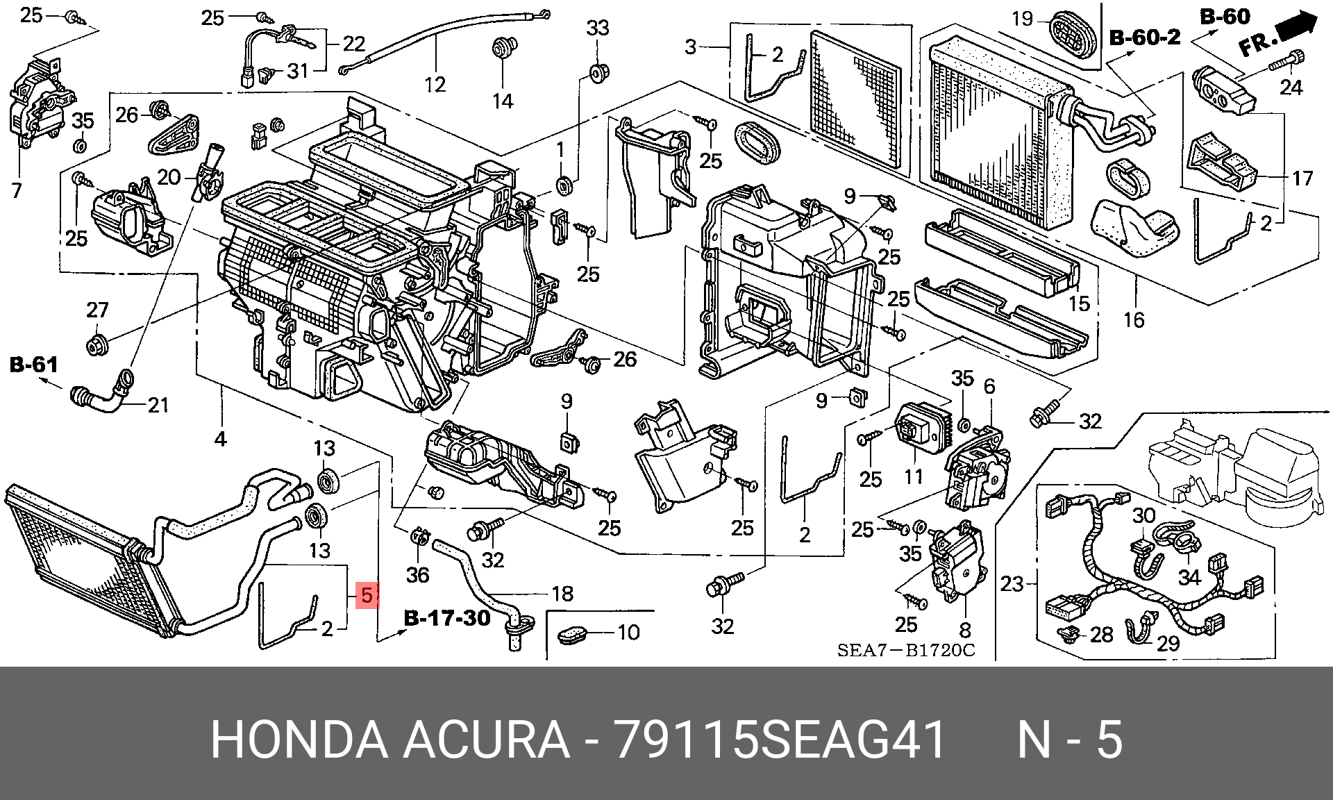79115SEAG41 HONDA -