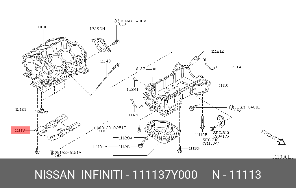 111137Y000 NISSAN 