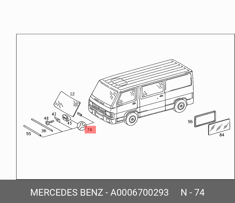 A0006700293 MERCEDES-BENZ комплект для ремонта