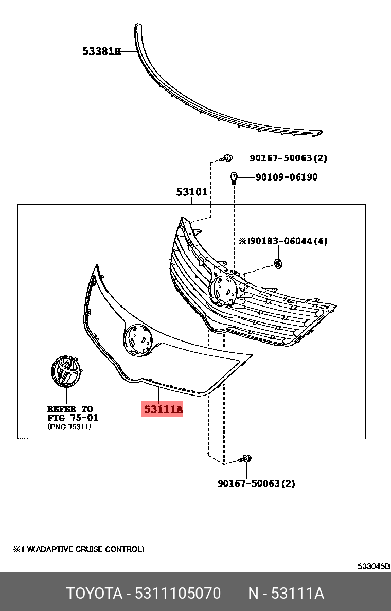 5311105070 TOYOTA 