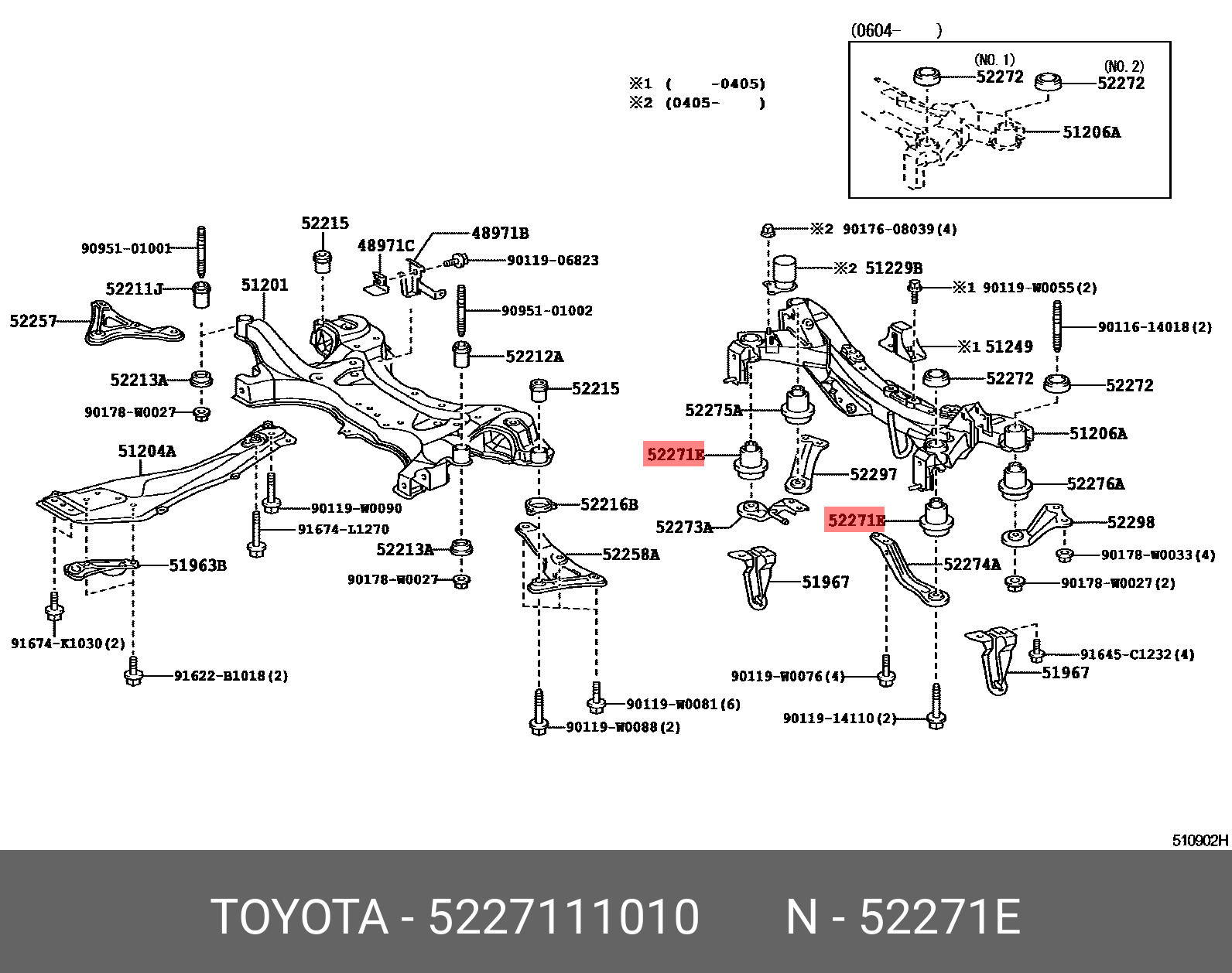 5227111010 TOYOTA 