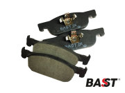 Колодка тормозная передняя для а/м ВАЗ XRAY, Renault Logan II (16кл.) 155 мм (ккт 4шт) BAST CLUTCH BC208C