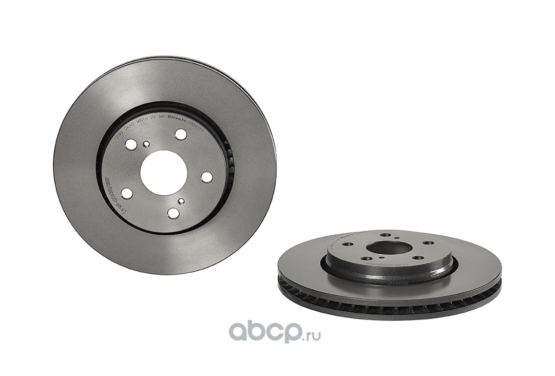 09D41711 BREMBO Тормозной диск окрашенный