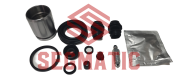SG700525 SEGMATIC Ремкомплект суппорта задний+поршень TOYOTA COROLLA 2006-