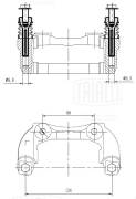 CF350147 TRIALLI Скоба тормозного суппорта для автомобилей Лада 2108 передняя