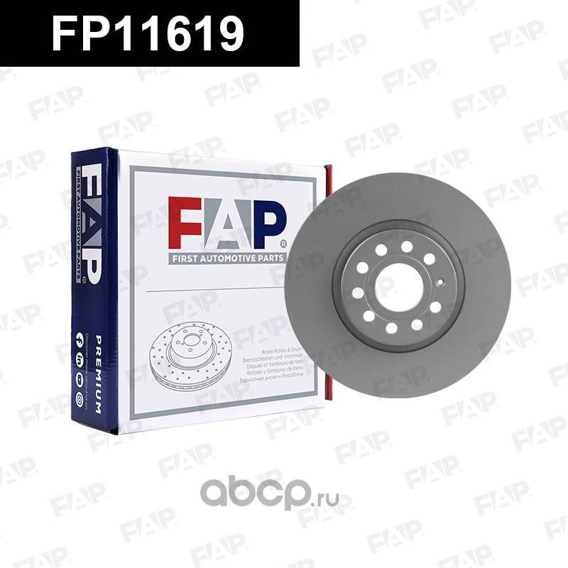 FP11619 FAP Диск тормозной передний