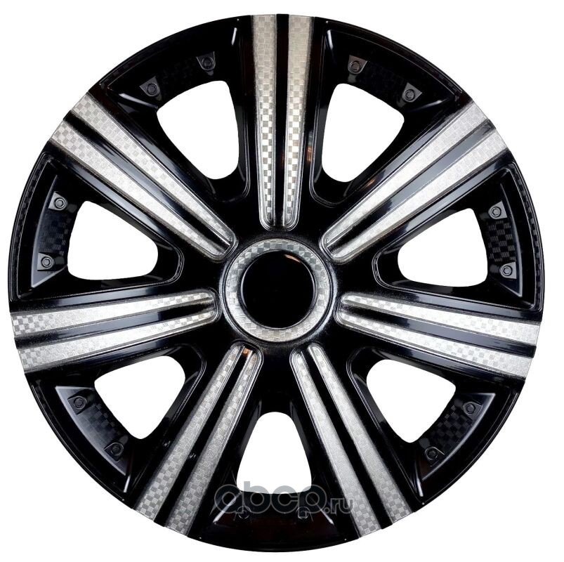 Колпаки декоративные (на пруж.) R-13 DTM Super Black (к-т 2 шт) STAR S13011