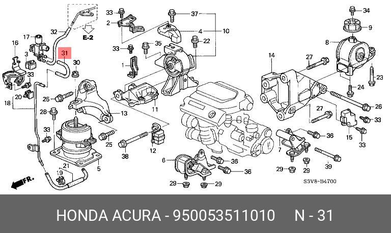 950053511010 HONDA TUBE, 3.5X110(95005-35001-10M)