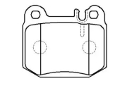 HP9638 HSB Колодки тормозные дисковые BENZ W163, ML350, ML400, ML430, ML500