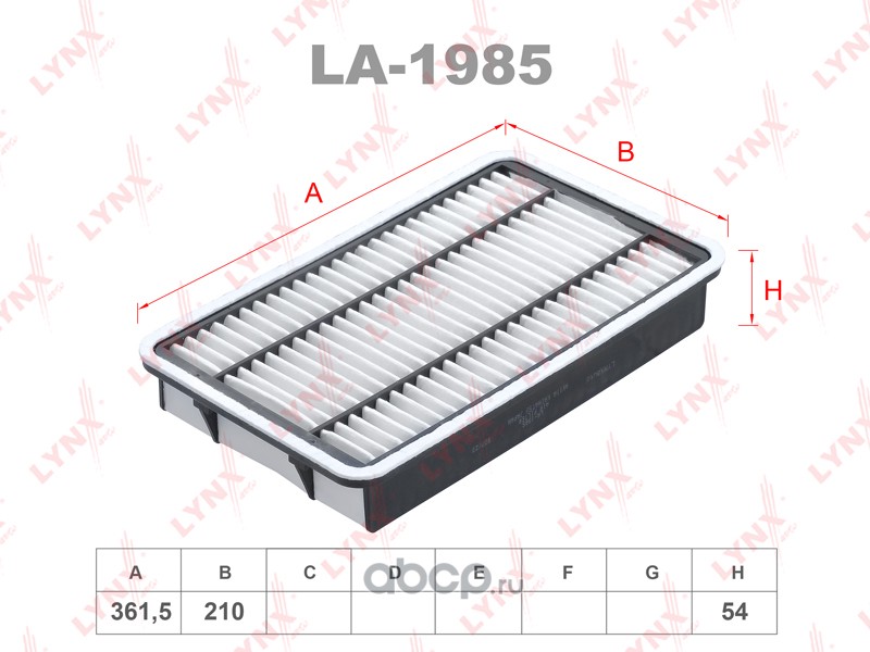 LA1985 LYNXAUTO Фильтр воздушный