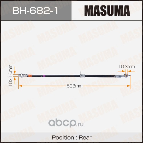 BH6821 MASUMA Шланг тормозной